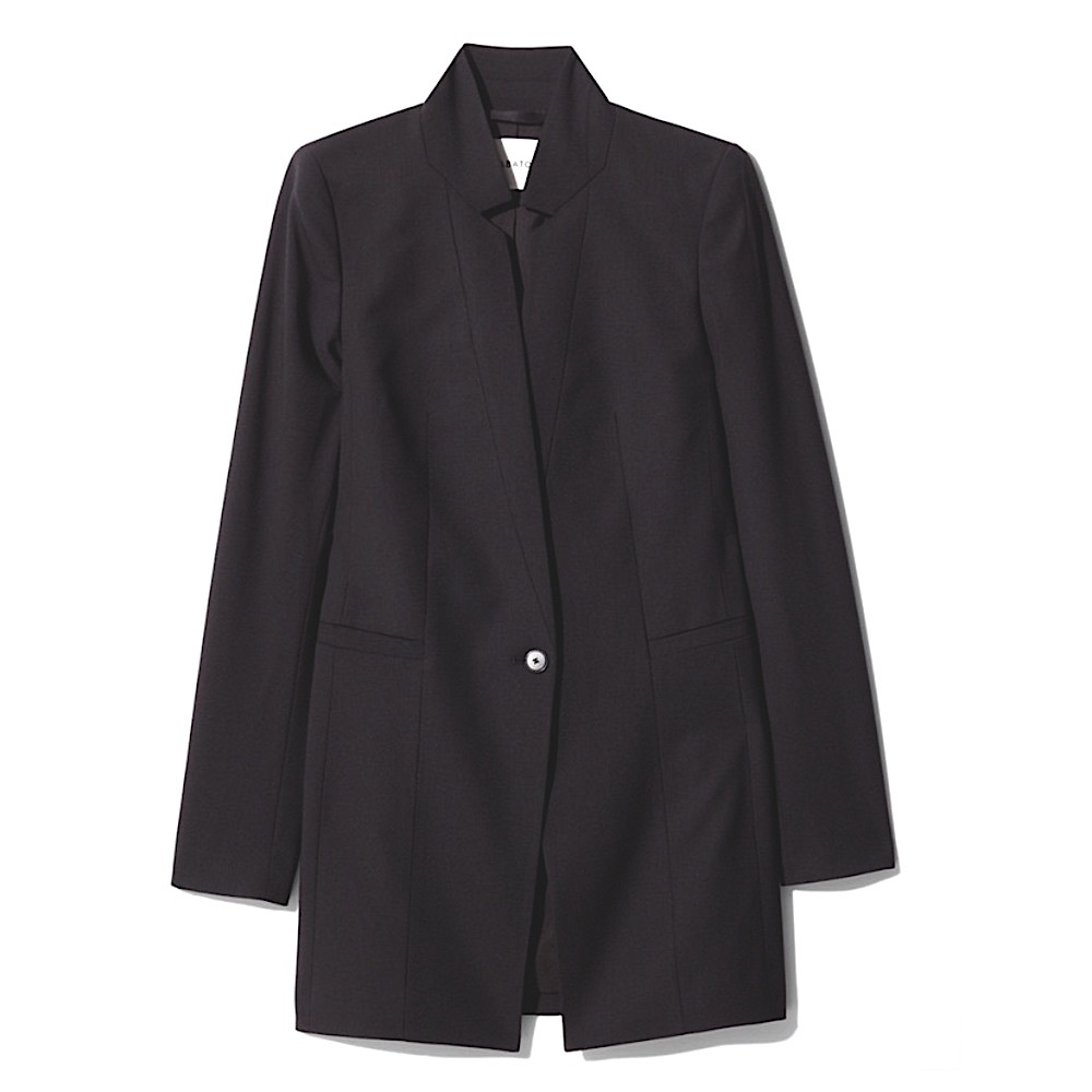 SOLD Babaton Aidan Wool Blazer Jacket in Black sz 6 - Picture 2 of 15